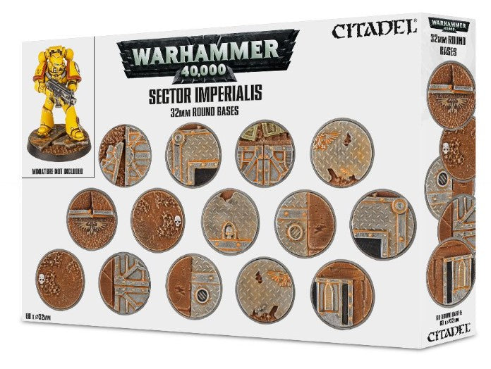 32mm Round Bases - Sector Imperialis - Warhammer 40,000