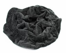 Load image into Gallery viewer, Fluffy Black Multipocket Dice Bag - LPG
