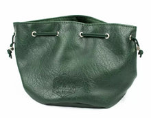 Load image into Gallery viewer, Leather Green Multipocket Dice Bag - LPG
