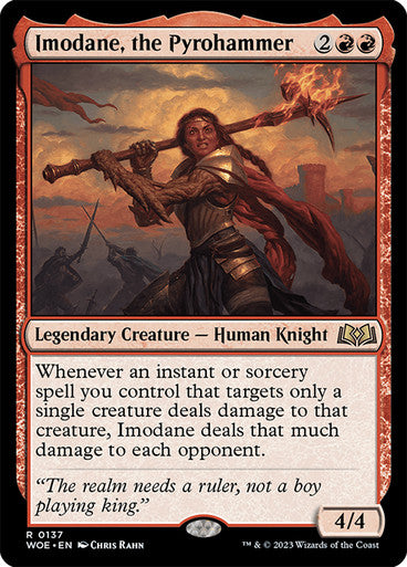 Imodane, the Pyrohammer #0137 [WOE]