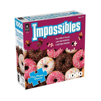 Impossibles Donuts 1000pc Jigsaw Puzzle - Mega Games Penrith