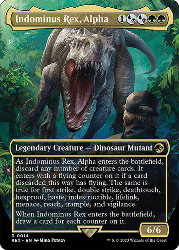 Indominus Rex, Alpha (Borderless) #0014 [LCI] [REX]