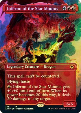 Inferno of the Star Mounts (Borderless) (Foil) - Mega Games Penrith