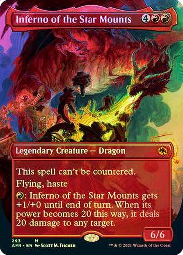 Inferno of the Star Mounts (Borderless) (Foil) - Mega Games Penrith