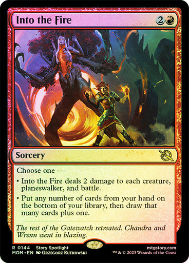 Into the Fire (foil) #0144 [MOM]