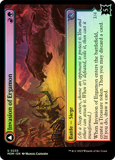 Invasion of Ergamon // Truga Cliffcharger (foil) #0233 [MOM]