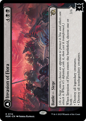 Invasion of Fiora // Marchesa, Resolute Monarch #0114 Bk R [MOM]