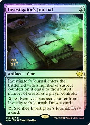 Investigator's Journal (Prerelease) (Foil) - Mega Games Penrith