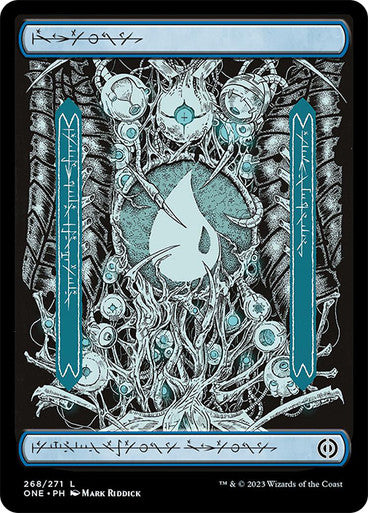 Island (full art) (phyrexian)