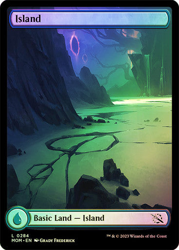 Island (full art foil) #0284 [MOM]