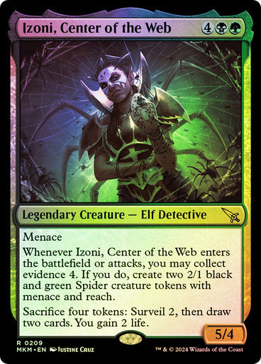Izoni, Center of the Web (Foil) #0209 M R [MKM]