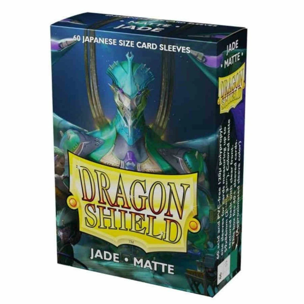 Jade - Matte Sleeves - Japanese Size Box 60 - Dragon Shield