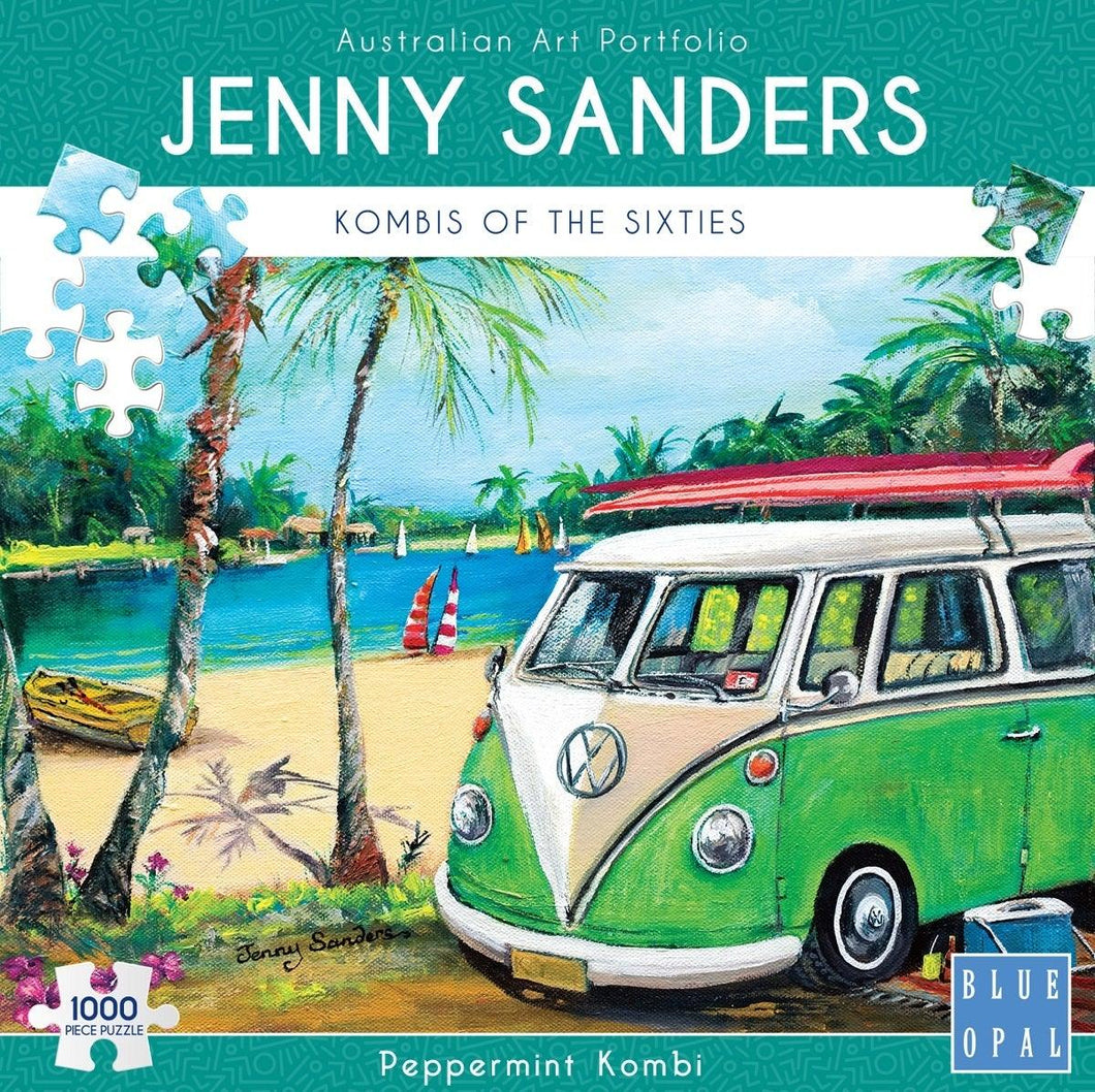 Jenny Sanders Peppermint Kombi 1000pc Jigsaw Puzzle - Mega Games Penrith
