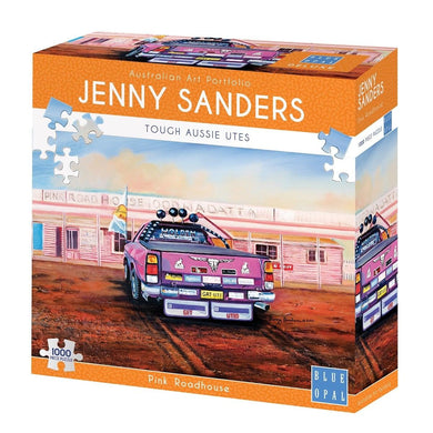 Jenny Sanders Pink Roadhouse 1000pc Jigsaw Puzzle - Mega Games Penrith