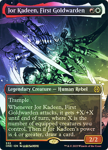 Jor Kadeen, First Goldwarden (borderless manga) (foil)
