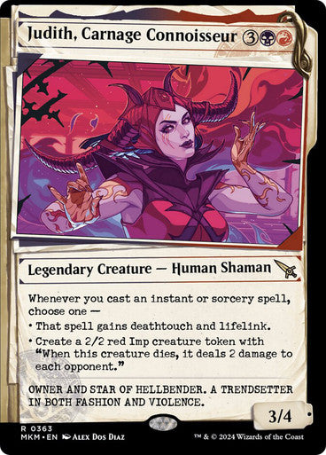 Judith, Carnage Connoisseur (Showcase Dossier) #0363 M R [MKM]