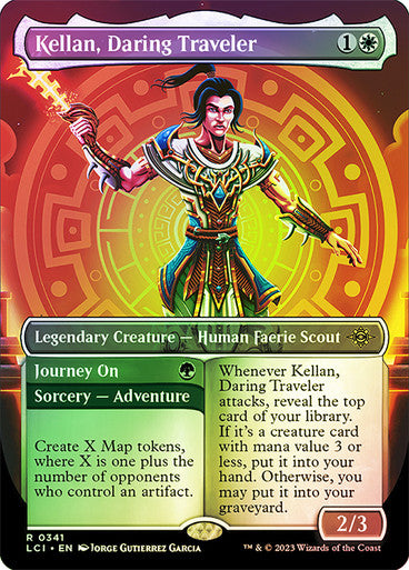 Kellan, Daring Traveler // Journey On (Bordless Foil) #0341 [LCI]