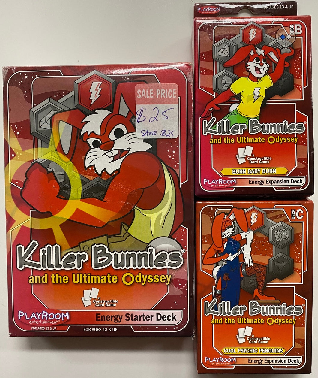 Killer Bunnies Energy Start Deck & Bonus