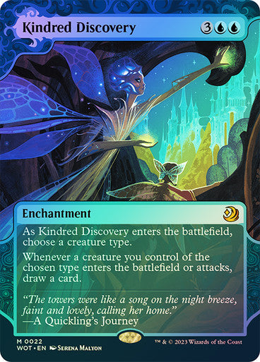 Kindred Discovery (enchanting tale foil) #0022 [WOE] [WOT]