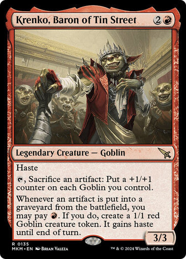 Krenko, Baron of Tin Street #0135 R R [MKM]