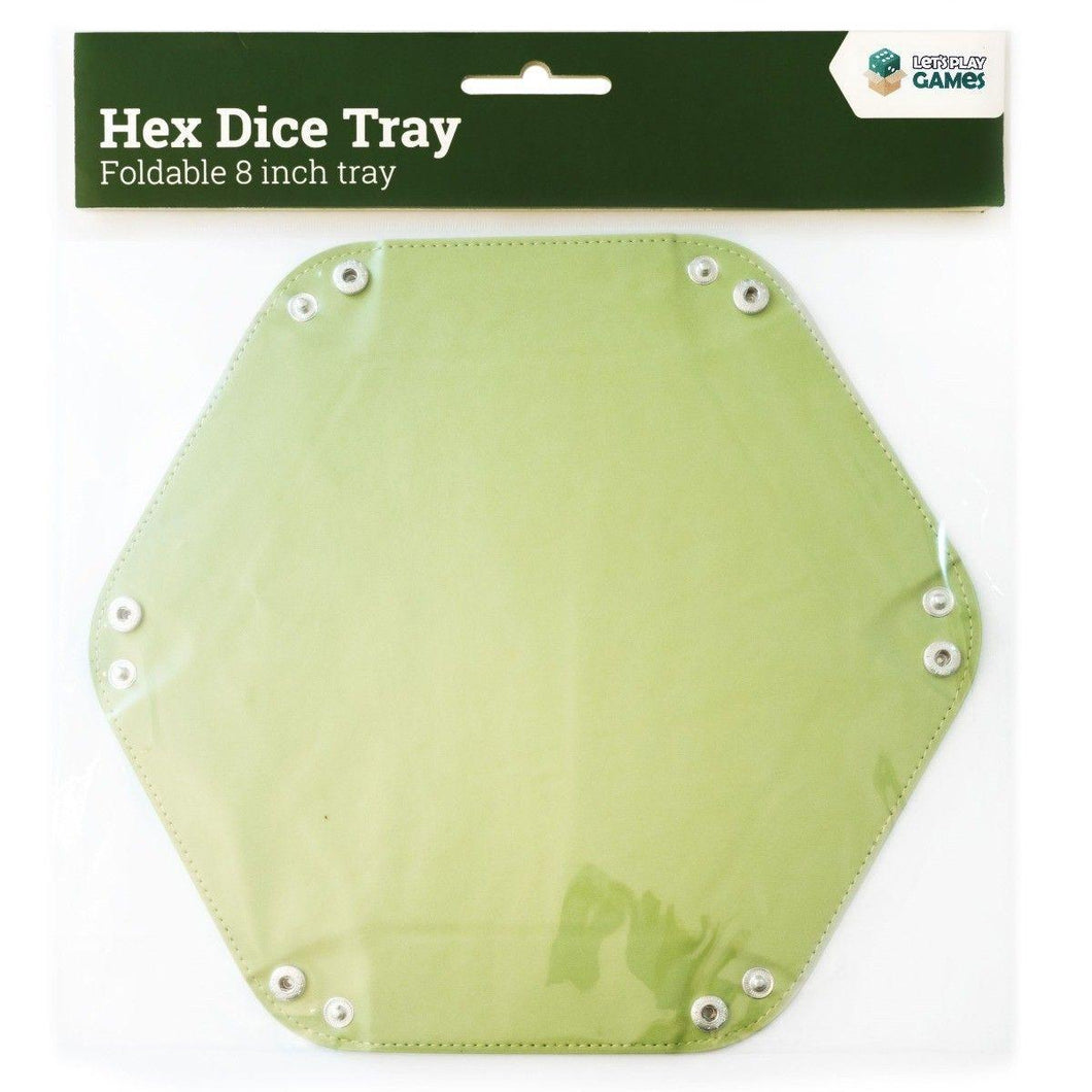 LPG Hex Dice Tray Foldable 8 inch Green - Mega Games Penrith