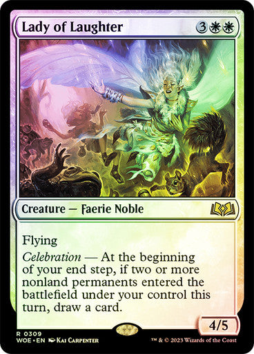 Lady of Laughter (foil) #0309 [WOE]