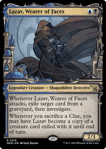 Lazav, Wearer of Faces (Showcase Ravnica City) #0318 M R [MKM]