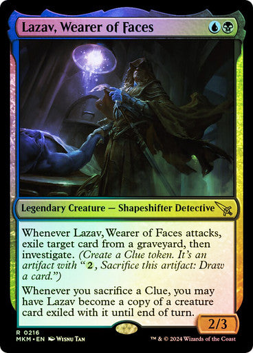Lazav, Wearer of Faces (Foil) #0216 M R [MKM]