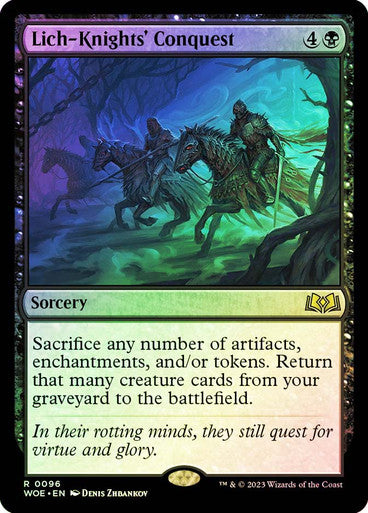 Lich-Knights' Conquest (foil) #0096 [WOE]