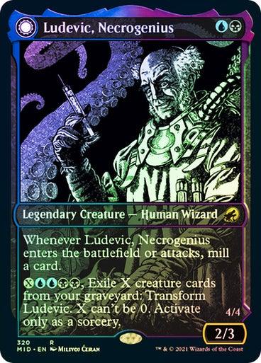 Ludevic, Necrogenius // Olag, Ludevic's Hubris (Showcase) (Foil) - Mega Games Penrith
