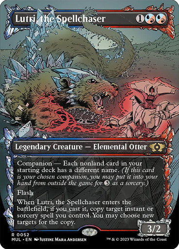 Lutri, the Spellchaser (borderless showcase) #0052 [MOM] [MUL]