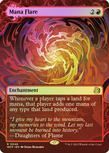 Mana Flare (enchanting tale foil) #0046 [WOE] [WOT]