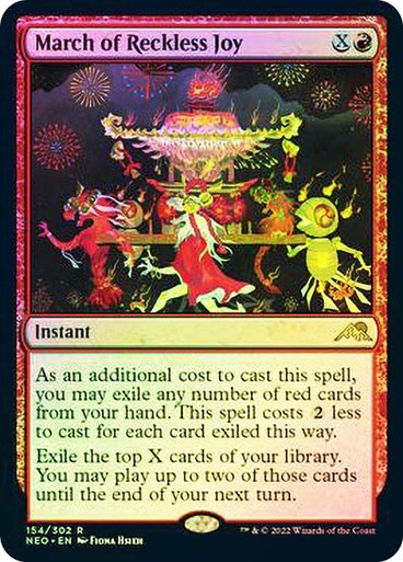 March of Reckless Joy (Foil) #154 [NEO]