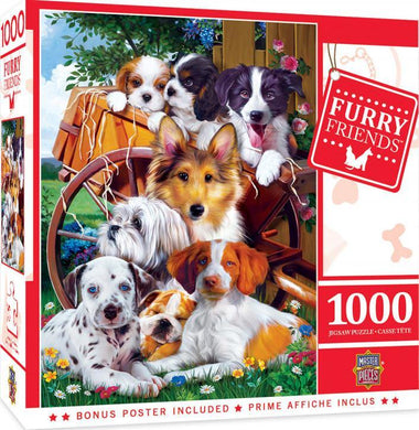 Masterpieces Furry Friends - Sitting Pretty 1000pc Jigsaw Puzzle - Mega Games Penrith