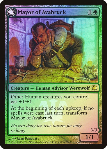 Mayor of Avabruck // Howlpack Alpha (Prerelease)(Foil)