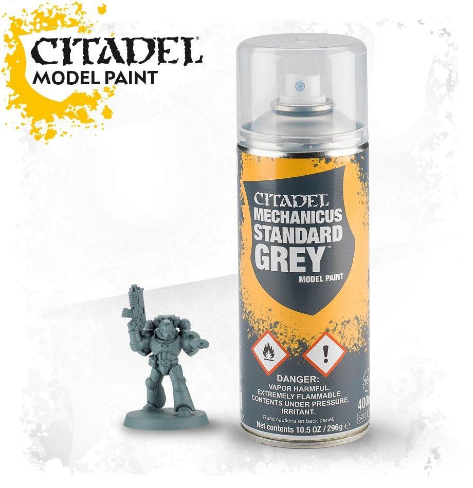 Citadel Spray Paint - Mechanicus Standard Grey - Mega Games Penrith