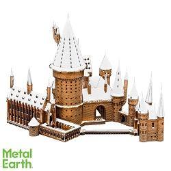 Metal Earth Iconx Harry Potter Hogwarts In Snow - Mega Games Penrith