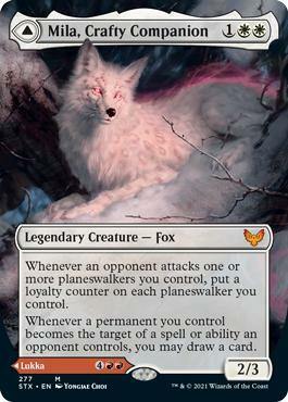 Mila, Crafty Companion // Lukka, Wayward Bonder (Borderless) - Mega Games Penrith