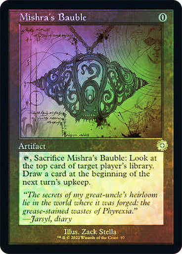 Mishra's Bauble (Retro Frame) (Schematic) (Foil)