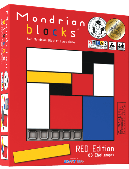 Mondrian Blocks Red Edition - Mega Games Penrith