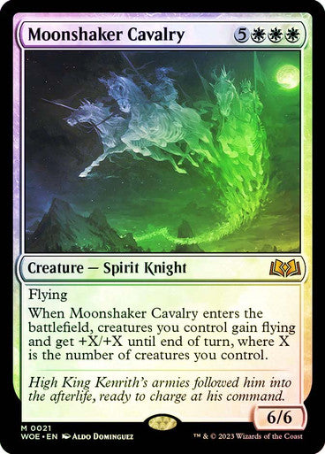 Moonshaker Cavalry (foil) #0021 [WOE]