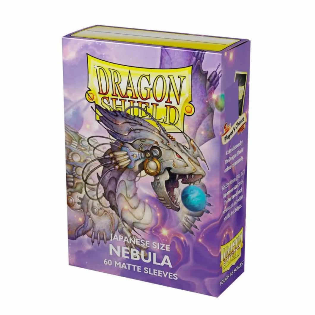 Nebula Purple - Matte Sleeves - Japanese Size Box 60 - Dragon Shield