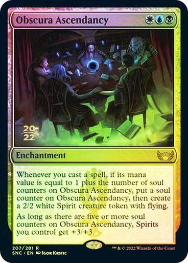 Obscura Ascendancy (Prerelease) (Foil) M R #207 [SNC]