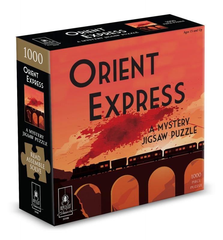 The Orient Express Mystery Jigsaw Puzzle 1000pc - Mega Games Penrith