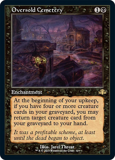 Oversold Cemetery (Retro Frame) #309 Bk R [DMR]