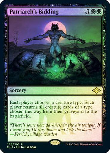 Patriach's Bidding Foil - Mega Games Penrith