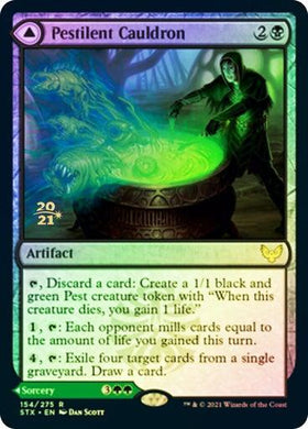 Pestilent Cauldron // Restorative Burst (Prerelease)(Foil) - Mega Games Penrith