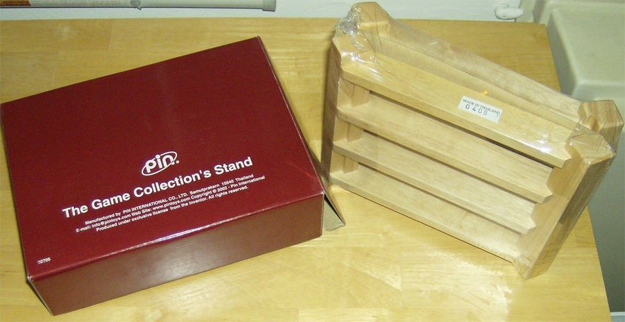 Pin Games Collection Wooden Stand