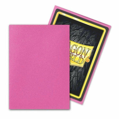 Dragon Shield Matte Sleeves Standard Size Box 100 - Pink Diamond - Mega Games Penrith