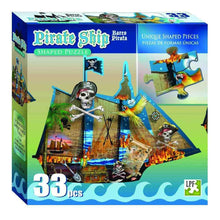 Load image into Gallery viewer, Pirate Ship 33pc Shaped Puzzle - Mega Games Penrith
